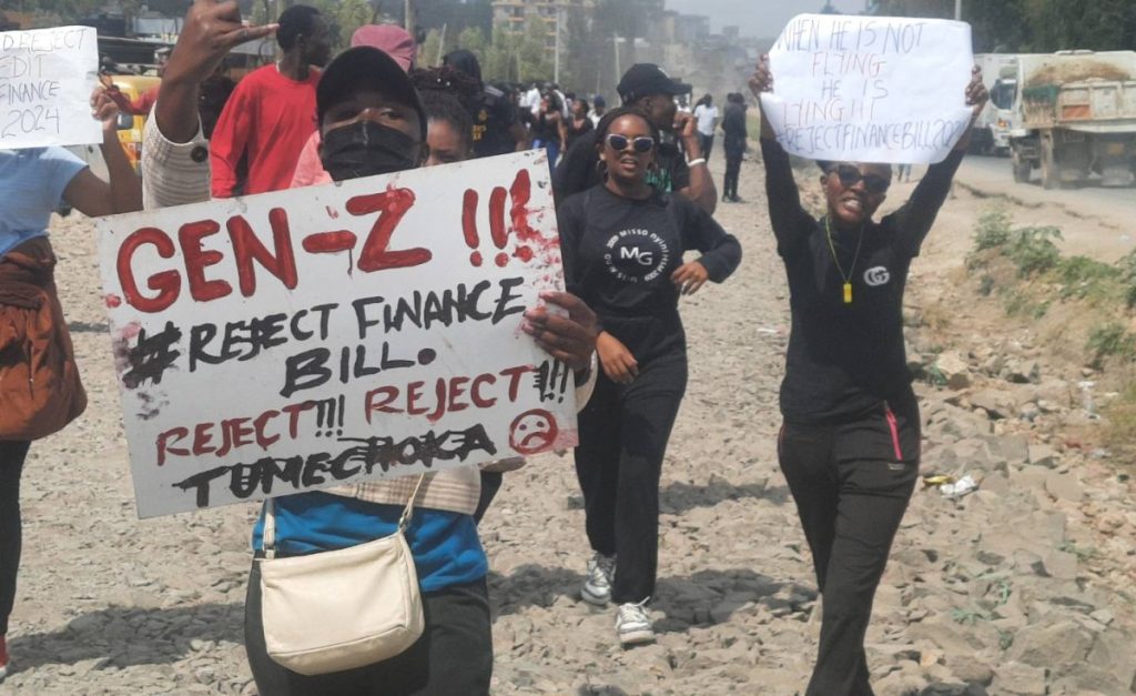 Kenyan Youth Protest Against the 2024 Finance Bill (June 2024)